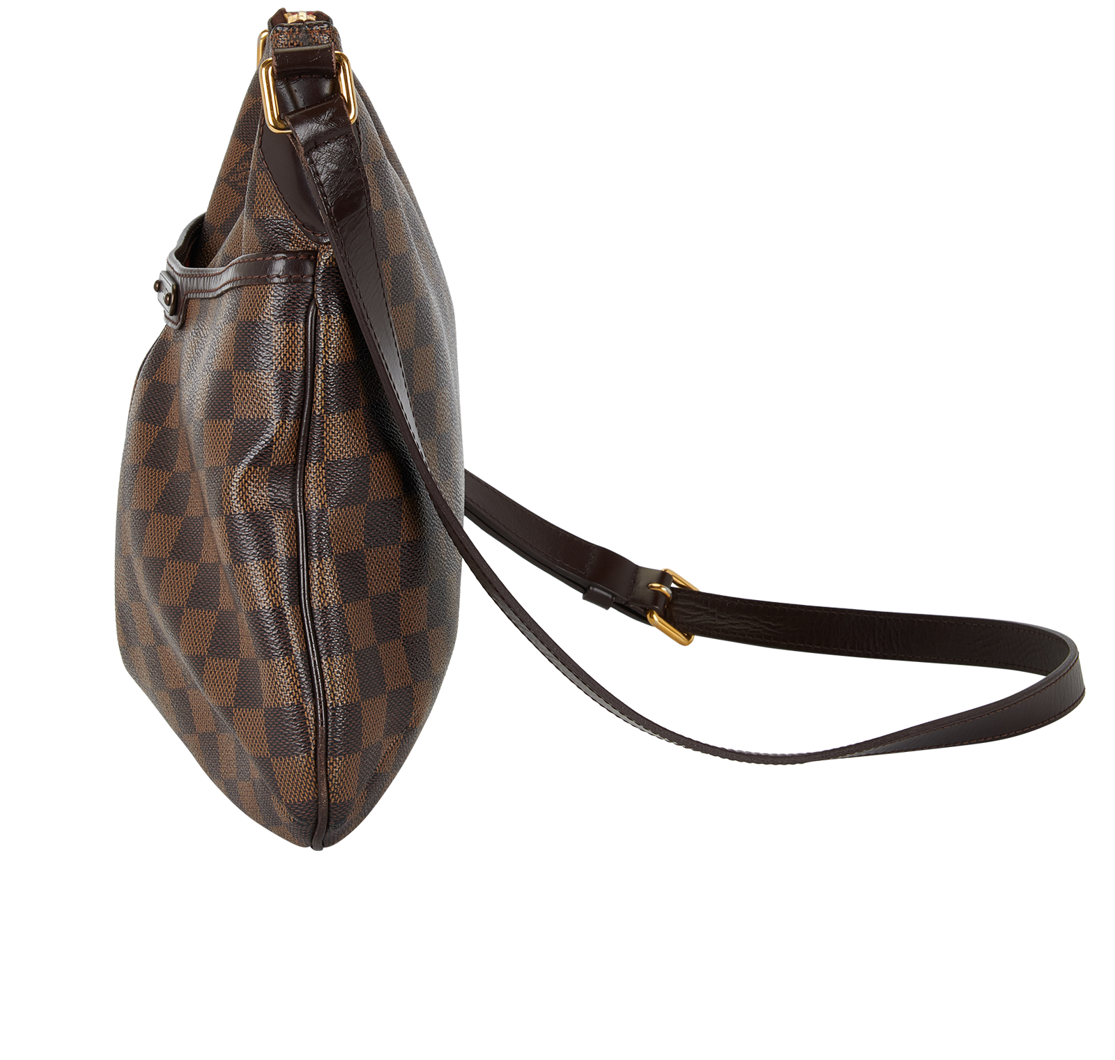 Bloomsbury PM Crossbody Bag, &pound;595, Handbags, Brown, Coated Canvas, Bottom view